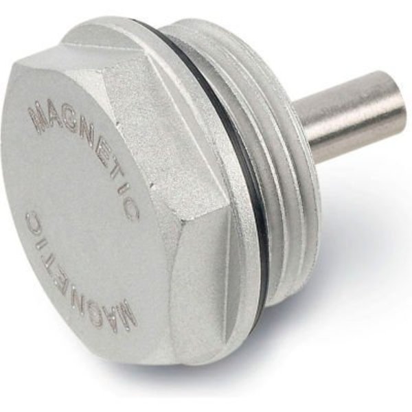 J.W. Winco J.W. Winco Aluminum Magnetic Threaded Plug w/ NBR Seal - G 3/4" Pipe Thread 738-32-G3/4